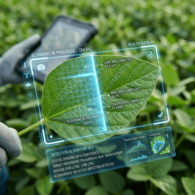 Spot crop disease early
